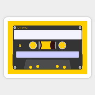 Chrome Cassette Sticker